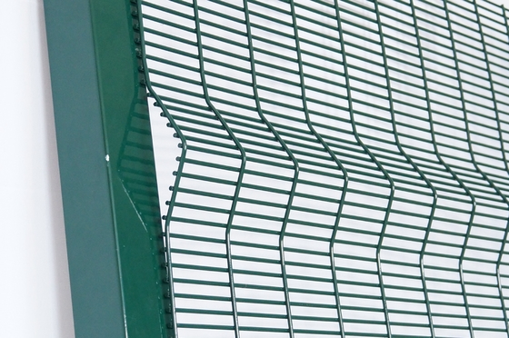 High Security Prison 3.0mm 358 Anti Climb Fence Panels Anti Cut Clear Vu