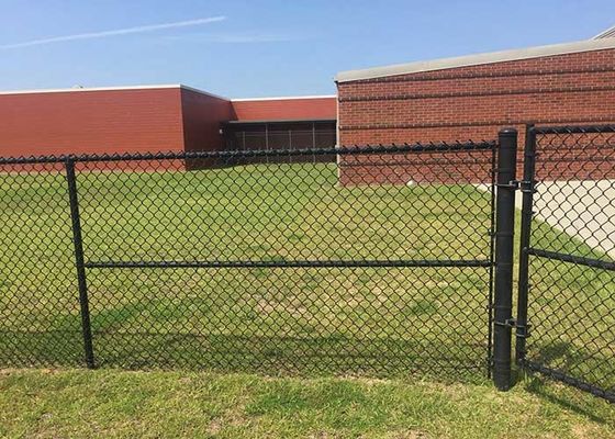 Ronde Post Knuckled Rand Diamond Chain Link Fence