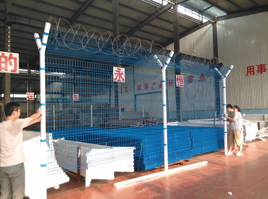 6ft X 9ft Y Post Airport Security Fencing Roestvrij staal