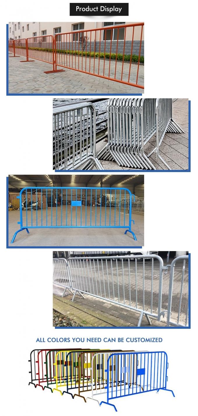 Luchthavententoonstelling Metalen barricades hek 40 inch hoogte 6