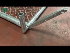 Trail installatie voor gegalvaniseerd gaashekwerk met palen