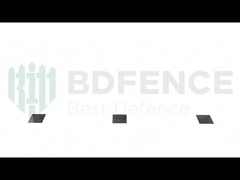 Anti-diefstal Anti-klimbeveiliging Hekwerk 358 gepoedercoat helder zichtpaneel