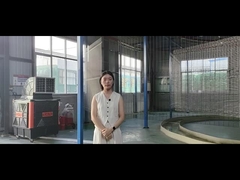 Hoe is het metaal hek poeder gecoat