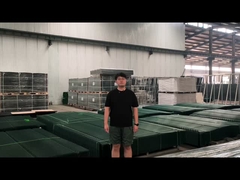 V-gaas beveiligingshekwerk heeft verschillende kleuren.