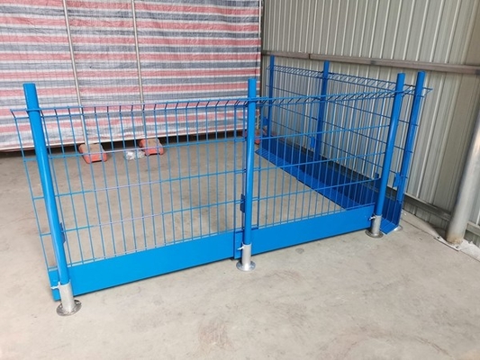 Blauw Q195 Steel Edge Safety Fence Powder Coated