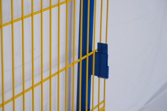 Pvc die Gelaste Mesh Edge Protection Barriers For-Bouw schilderen