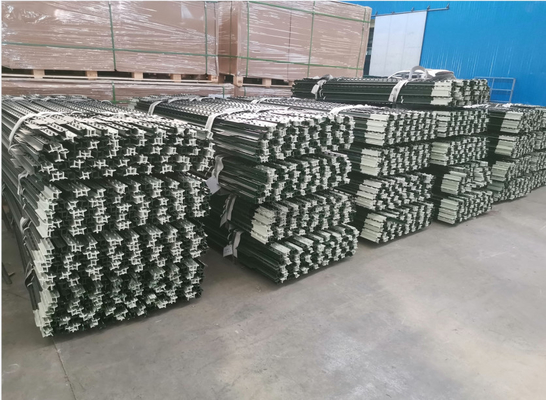 40*-40*4.0mm Stalen Gestopte T Post Boerderij hek Metalen 8 Ft 0,95 Lb Per Foot