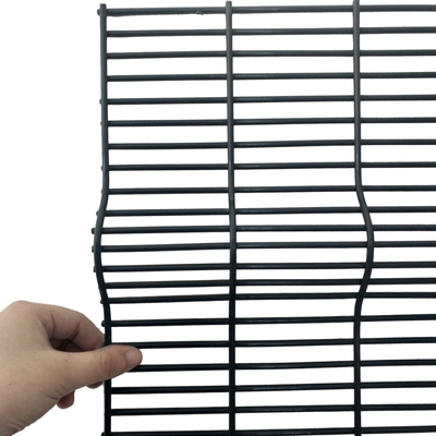 358 Inbreker hek Zwart gelast gaas hekpanelen Hoge beveiliging