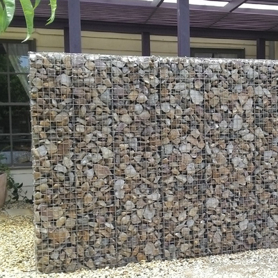 Geweven 1-6 mm Gabion hek systeem Anti-corrosie