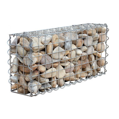 Geweven 1-6 mm Gabion hek systeem Anti-corrosie