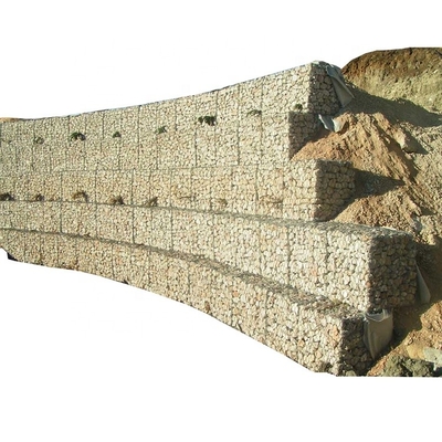 2m x 1m x 0,5m Gabion hek systeem hoge sterkte