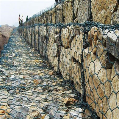 IJzeren draadnet Gabion Tuinbeugel 2*1*1m 200x100x50mm