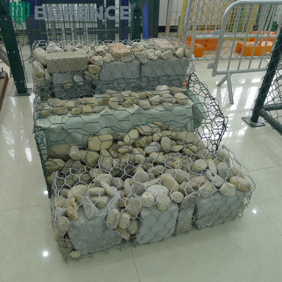 IJzeren draadnet Gabion Tuinbeugel 2*1*1m 200x100x50mm