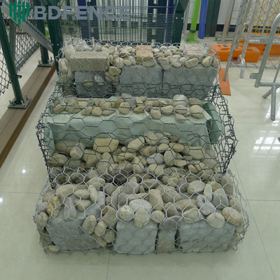 IJzeren draadnet Gabion Tuinbeugel 2*1*1m 200x100x50mm