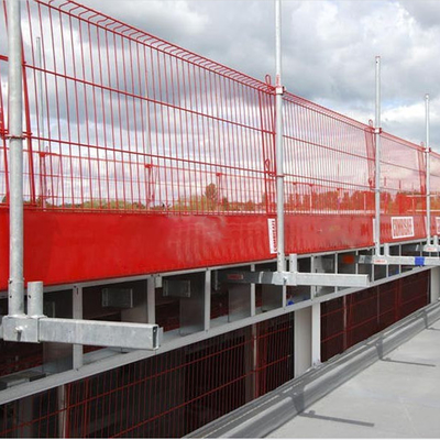 Veiligheid Valbescherming Barrière Beveiligingsheining Beveiligingsgebouwen Bouwterrein Randheining