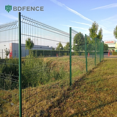 Hoogwaardige poederbedekte tuin gelast gaas 3D gaas hek paneel goedkope prijs duurzaam