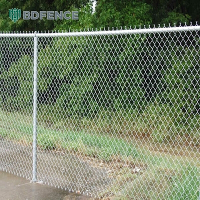 6ft 8ft Chain Link hek met PVC bedekt en gegalvaniseerd afwerking