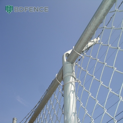Techniek Geweven 5ft gegalvaniseerd keten schakel hek Met PVC gecoate draad mesh en warm dip gegalvaniseren