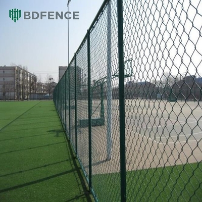 Techniek Geweven 5ft gegalvaniseerd keten schakel hek Met PVC gecoate draad mesh en warm dip gegalvaniseren