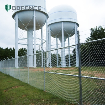 Techniek Geweven 5ft gegalvaniseerd keten schakel hek Met PVC gecoate draad mesh en warm dip gegalvaniseren