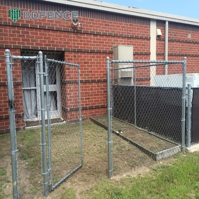 6ft Hoogte Diamant Mesh Chain Link hek Ideaal voor groene tuin boerderij Vierkant Post Type