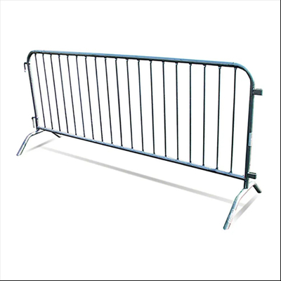 Activiteit Crowd Control voetgangersbarrière met hek post caps en 6,5' 8,5' panel lengte