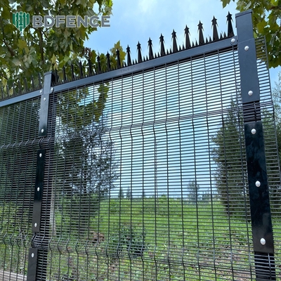 358 draadnet Clearview metalen staal buiten Clear Security Fence Panels Clear View