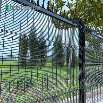 358 draadnet Clearview metalen staal buiten Clear Security Fence Panels Clear View