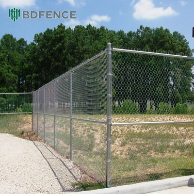 Zware galvaniseerde 8 'hoogte 6ft diamanten gaas hek hek paneel