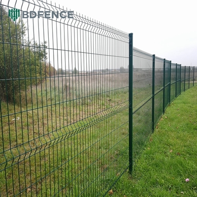 Hoog beveiligd gaas hek 3D V buigend gebogen tuinboerderij hek voor omtrek beveiliging