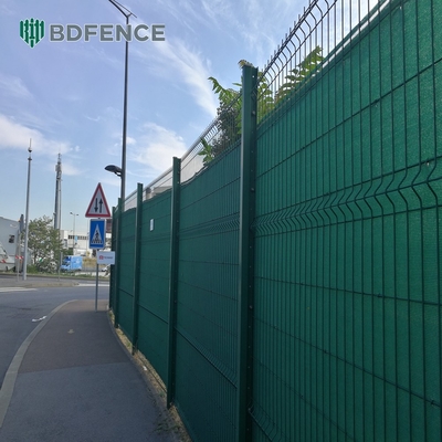 Bulk Metal 3d gelast gaas hek paneel Makkelijk te monteren Pvc bedekt Zwart Groen Staal IJzer gegalvaniseerd Tuin hek