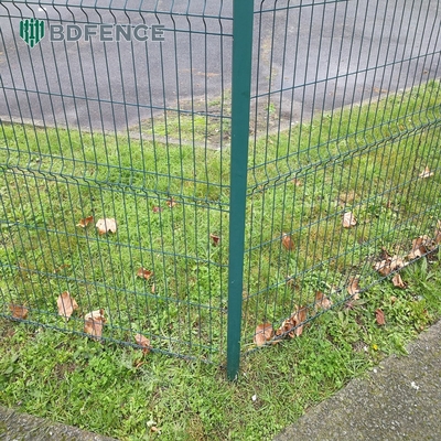3mm 3d hekpanelen bedekt Grensgroene tuin gaas hek met V vouwen