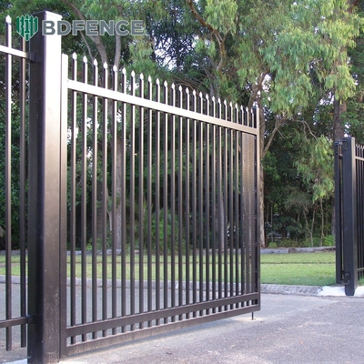 ISO 9001-2008 Speer Top Metal Fence Picket Low Tubular Steel Fence