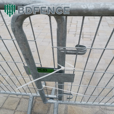 Zware galvaniseerde stalen barricades concert laag onderhoud