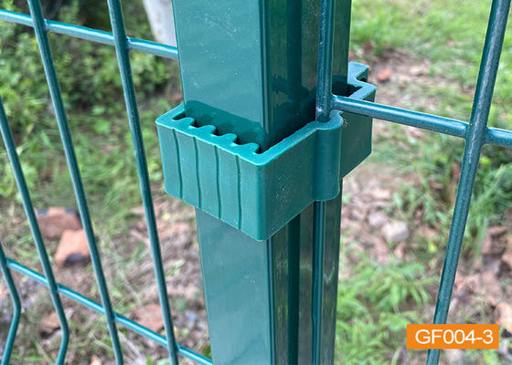Rechthoek Postpe die 50*200mm Draad Mesh Security Fence met een laag bedekken
