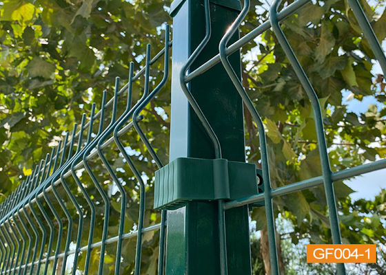 Rechthoek Postpe die 50*200mm Draad Mesh Security Fence met een laag bedekken