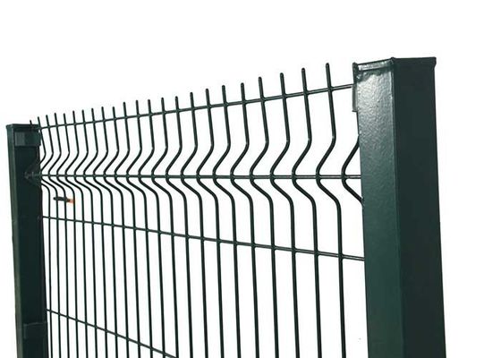 Duurzaam PVC-gecoat 3d gebogen gelast gaas hek paneel barricade hek