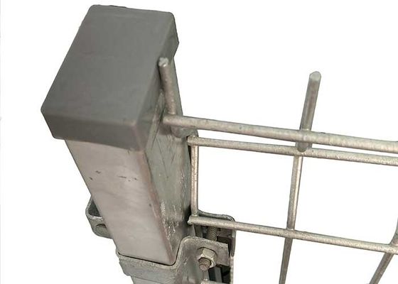 Rechthoek Postpe die 50*200mm Draad Mesh Security Fence met een laag bedekken