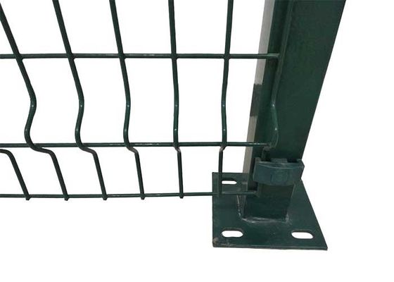 Op maat gemaakte hoge kwaliteit thuis buiten 3D metaal gebogen gelast draadnet Tuin hek Voor hek Panel PVC groen hek