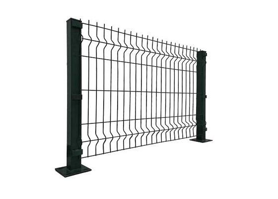 Op maat gemaakte hoge kwaliteit thuis buiten 3D metaal gebogen gelast draadnet Tuin hek Voor hek Panel PVC groen hek