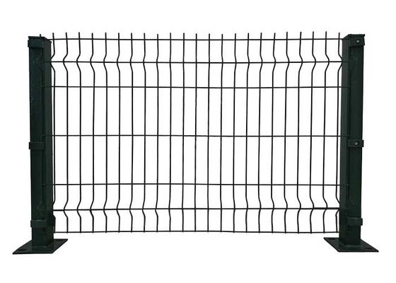Op maat gemaakte hoge kwaliteit thuis buiten 3D metaal gebogen gelast draadnet Tuin hek Voor hek Panel PVC groen hek