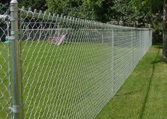 IJzeren gaas keten link hek met 60x60mm gaas grootte en 3mm draad diameter