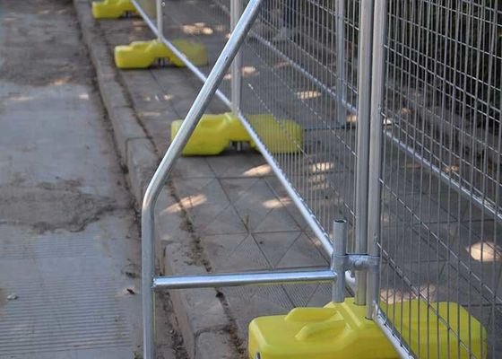 2.1*2.4m Verplaatsbare bouwwerkzaamheden Warm gedompeld gegalvaniseerd terrein Australië Tijdelijke hekpanelen