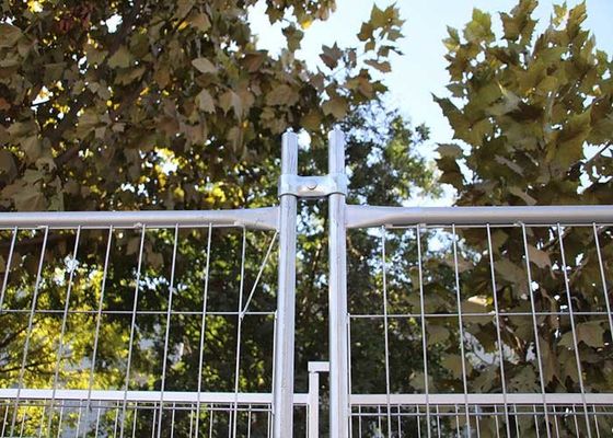 2.1*2.4m Verplaatsbare bouwwerkzaamheden Warm gedompeld gegalvaniseerd terrein Australië Tijdelijke hekpanelen