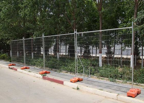 2.1*2.4m Verplaatsbare bouwwerkzaamheden Warm gedompeld gegalvaniseerd terrein Australië Tijdelijke hekpanelen