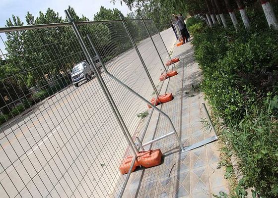 2.1*2.4m Verplaatsbare bouwwerkzaamheden Warm gedompeld gegalvaniseerd terrein Australië Tijdelijke hekpanelen