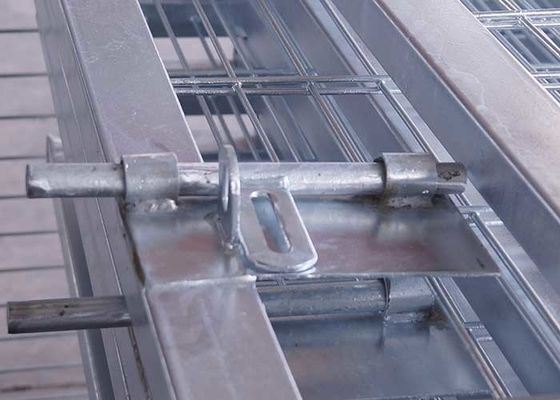 Tuinversiering laag 3D staaldraad gegalvaniseerd bekleed hek in Sliver