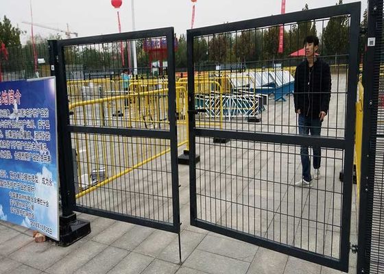 Pvc Met een laag bedekt Dubbel 50x200mm de Omheining Gate van de Metaaltuin 5 Voet Hoogte