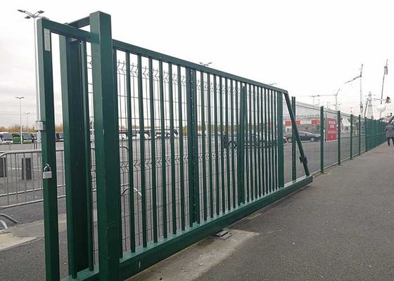 Pvc bedekte 60*60mm Gelaste de Tuinpoorten met een laag van de Metaalveiligheid
