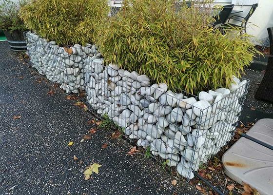 Gegalvaniseerde 2*1*1m Gabion Omheining System For Garden